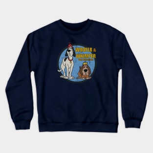 Retro Cartoon Dog Detectives Crewneck Sweatshirt